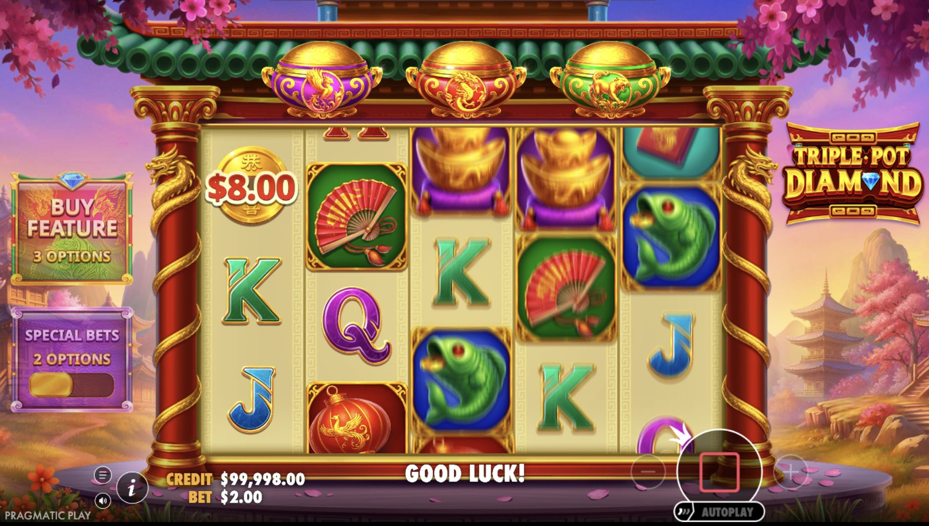 Triple Pot Diamond (Pragmatic Play) Image 2